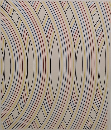 Nassos Daphnis, 1-82a, 1982, acrylic print, 37" x 31"