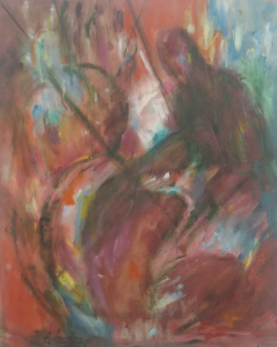 Kostas Prentoulis, Untitled, Undated, oil on canvas, 30"x 24"