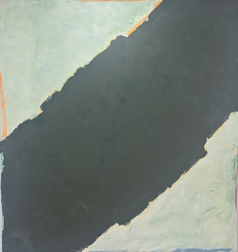 Richards Ruben, City #97, 1981, oil on canvas, 71"x69"