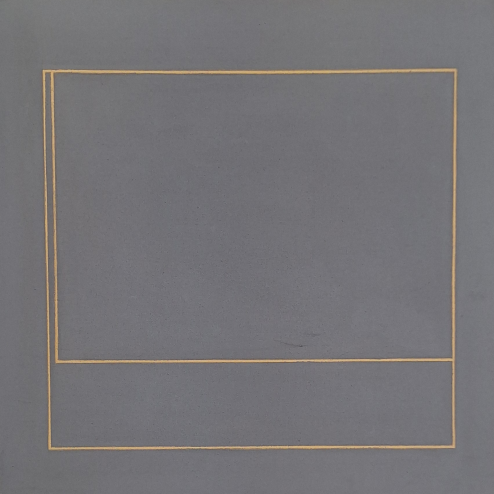 Seymour Boardman, Untitled, 1979, acrylic on cavas, 24"x24"